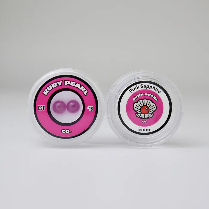 Ruby Pearl Co-Pink Sapphire 2pk : 5mm