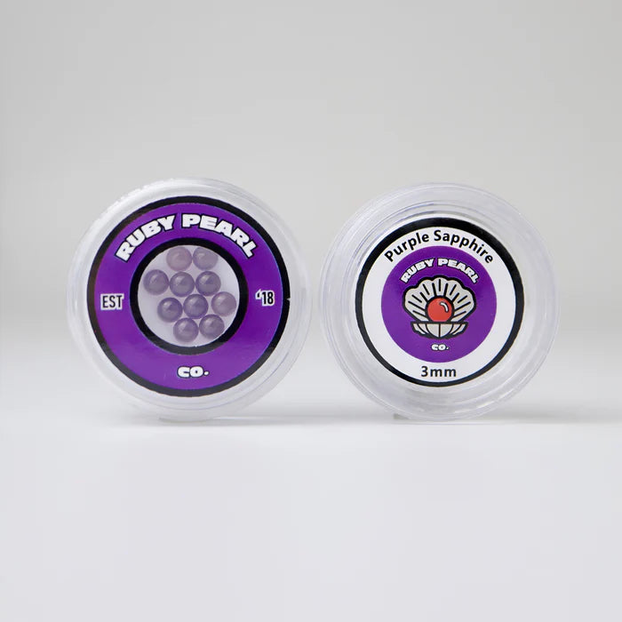 Ruby Pearl Co. - 3mm Purple Sapphire Terp Pearls 10pk