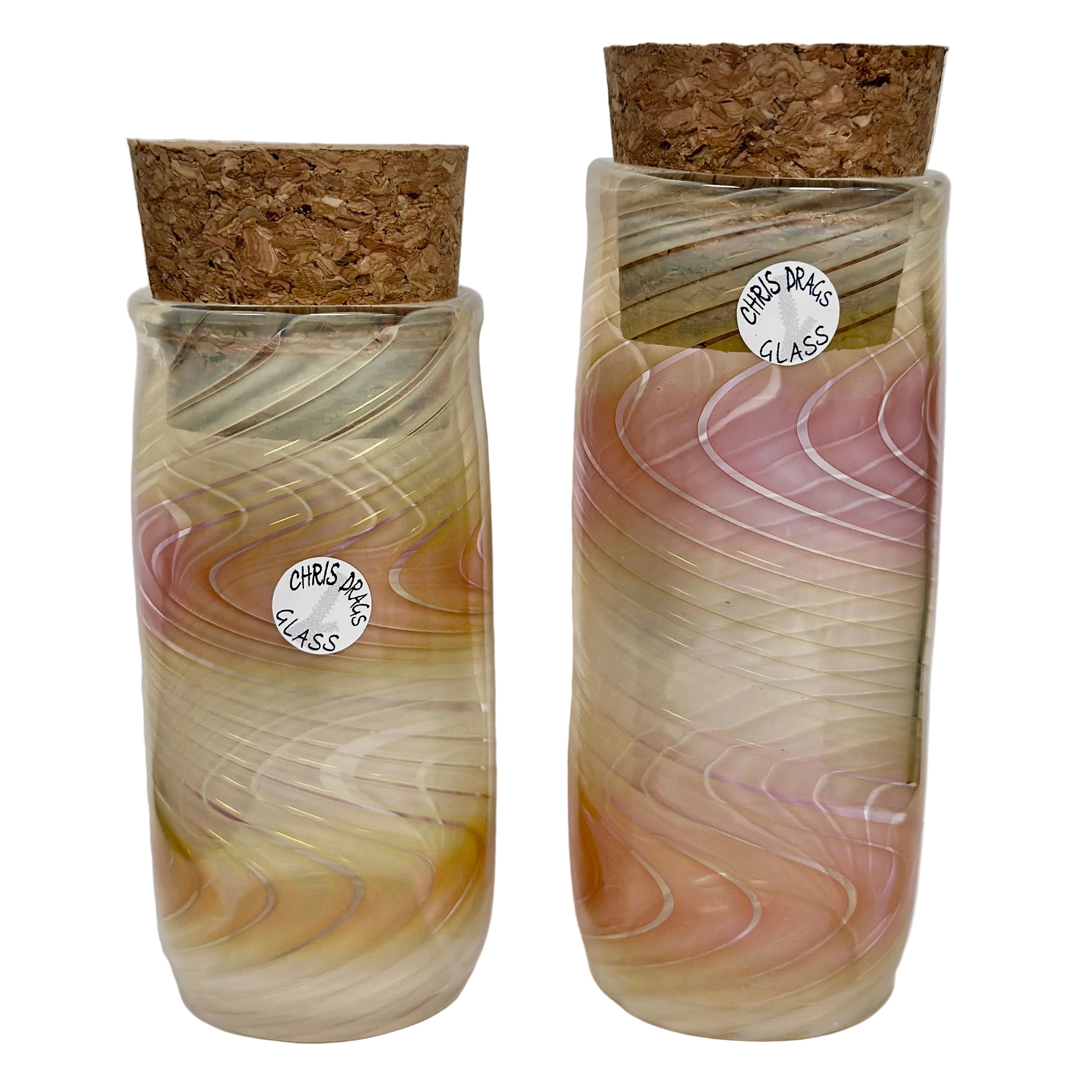 Chris Drags Glass - Fumed Jar