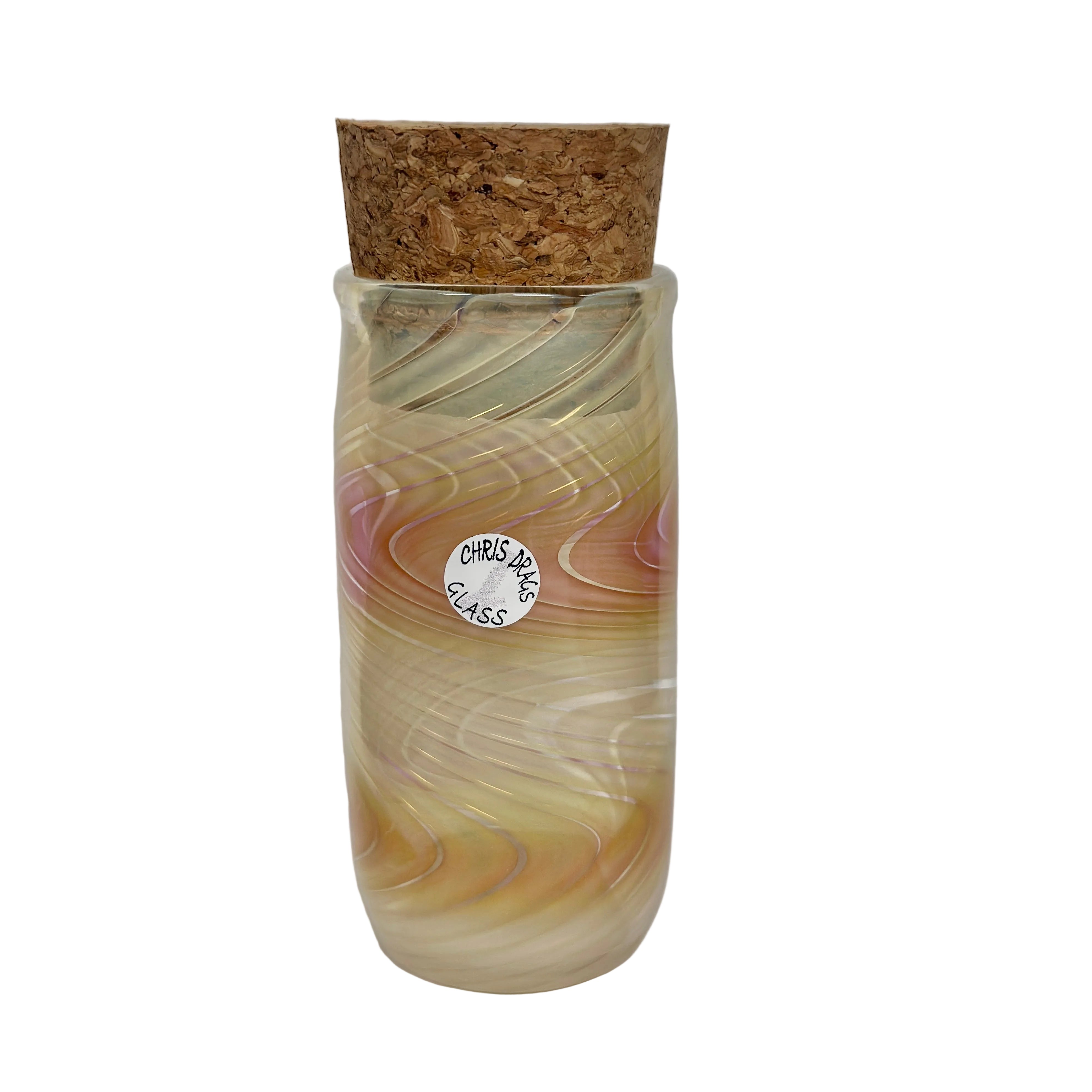 Chris Drags Glass - Fumed Jar