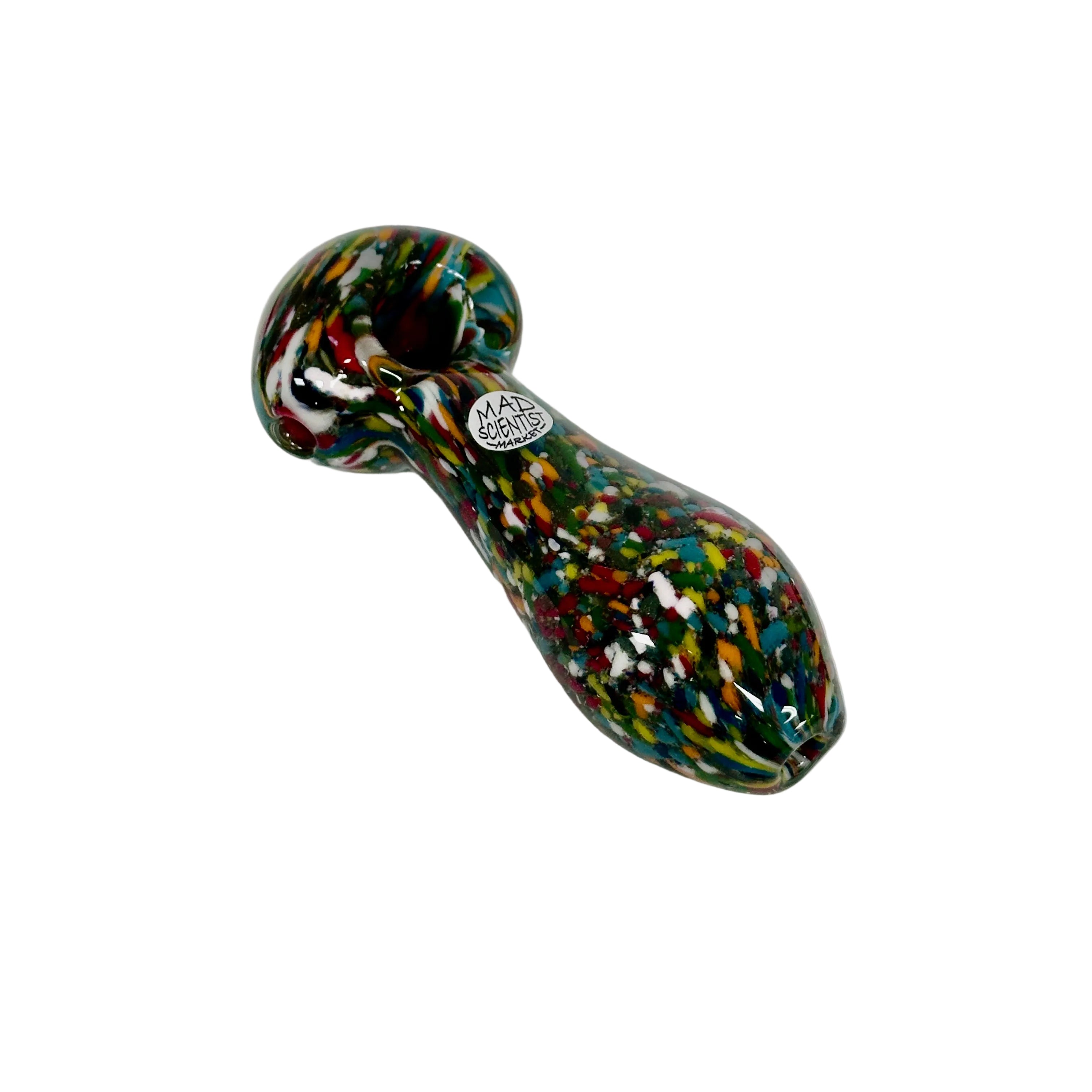 Humboldt Glass - Large Grit Confetti Frit Spoon
