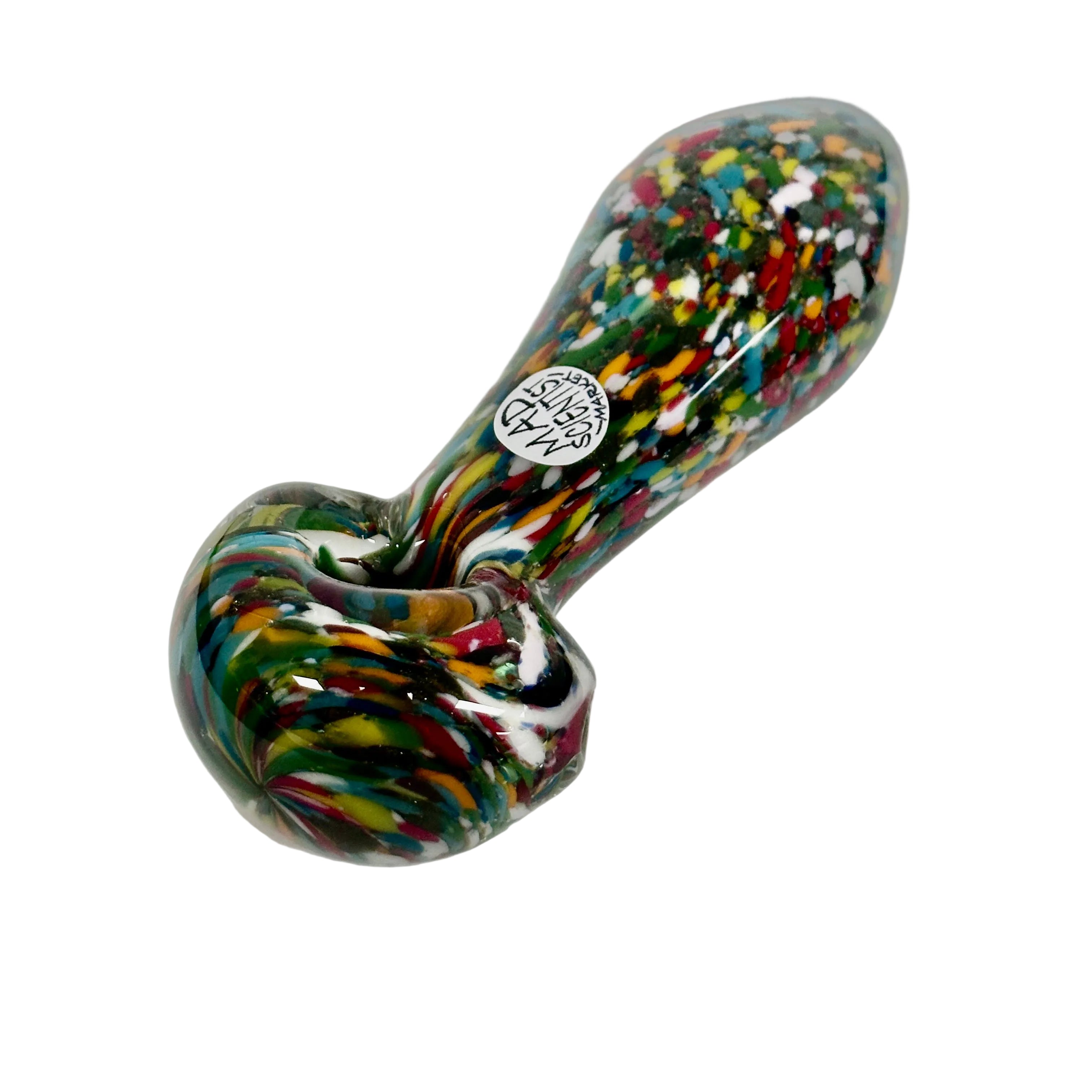 Humboldt Glass - Large Grit Confetti Frit Spoon