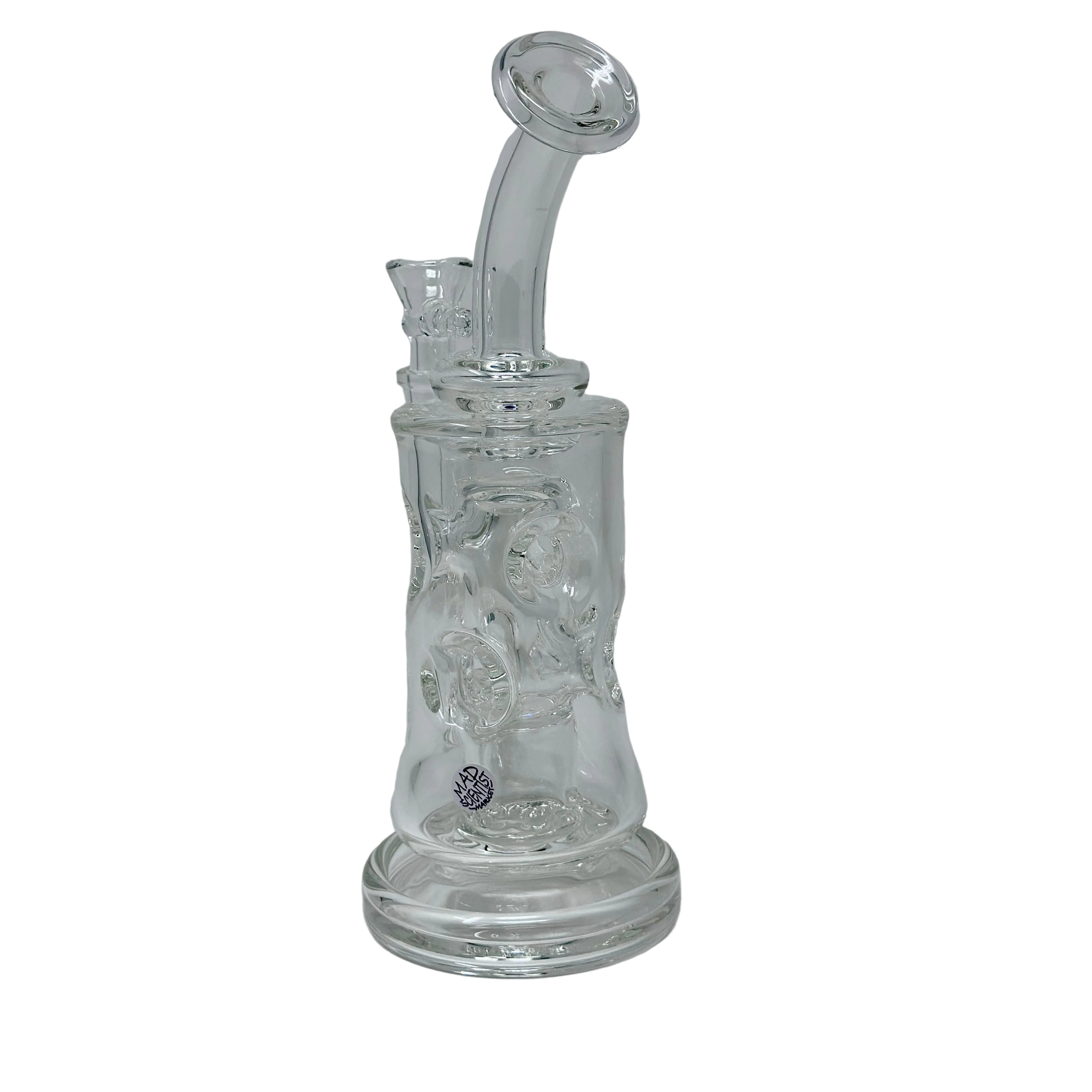 PKG Glass - 60mm Fab Rig With 3 Hole Perc\Reclaim