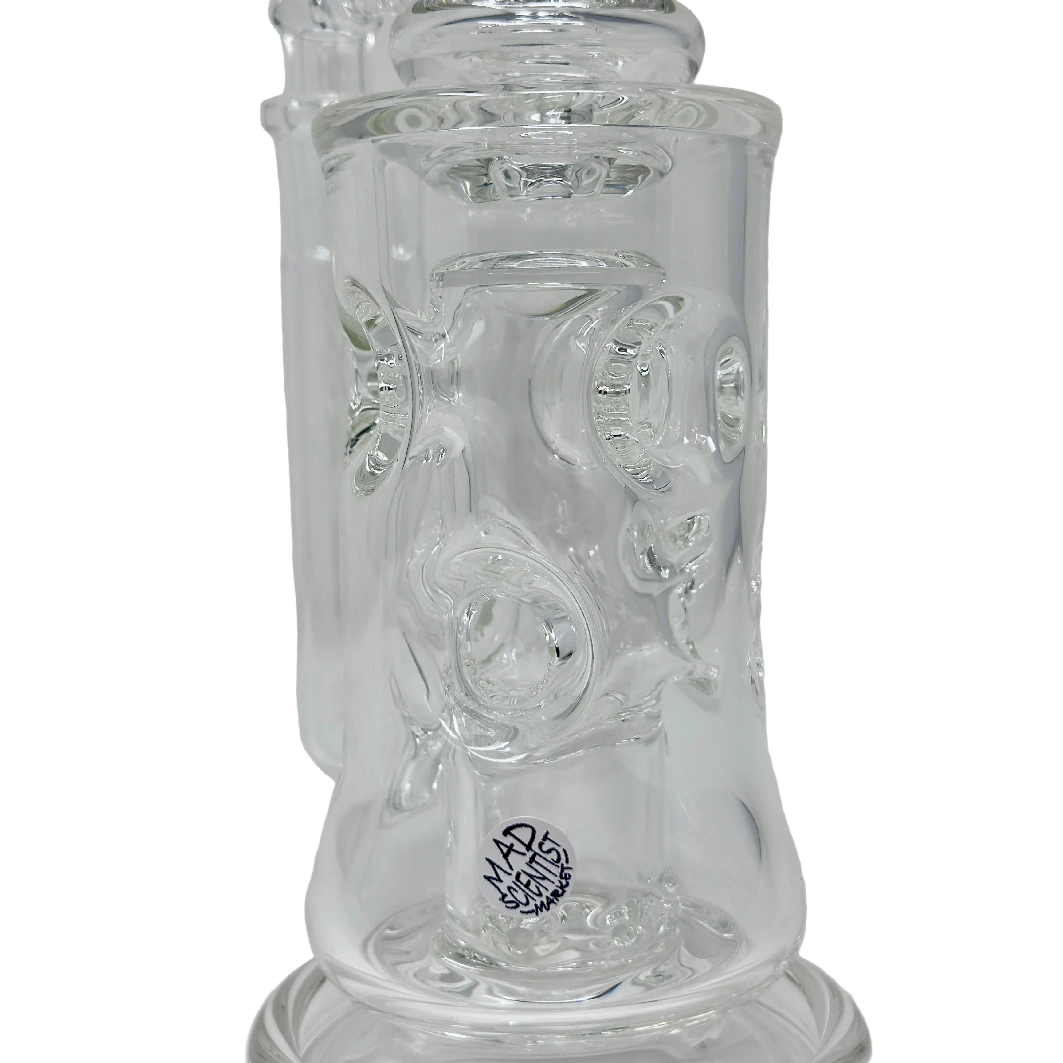 PKG Glass - 60mm Fab Rig With 3 Hole Perc\Reclaim