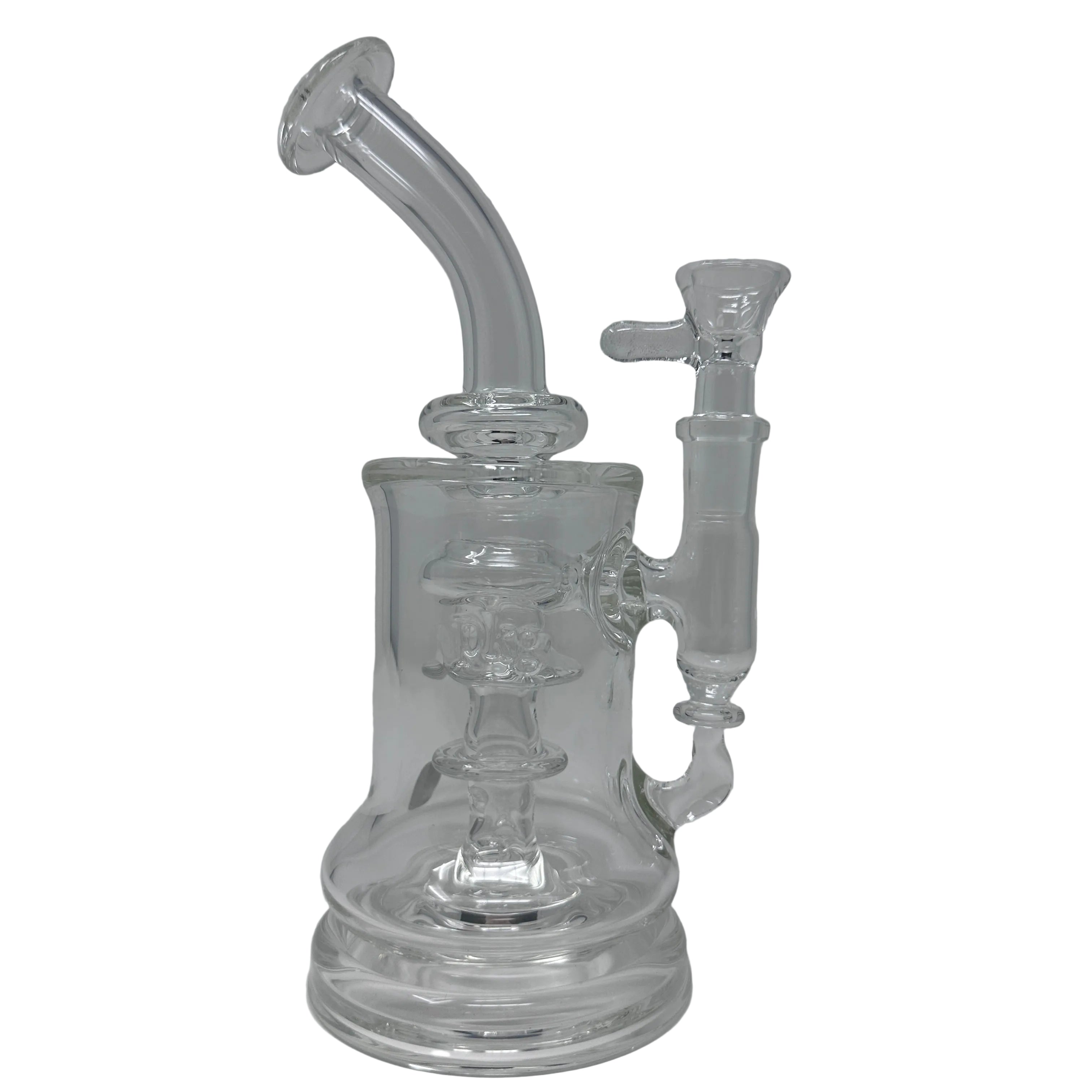 PKG Glass - 60mm 2 Hole Ring Perc Rig With Reclaim