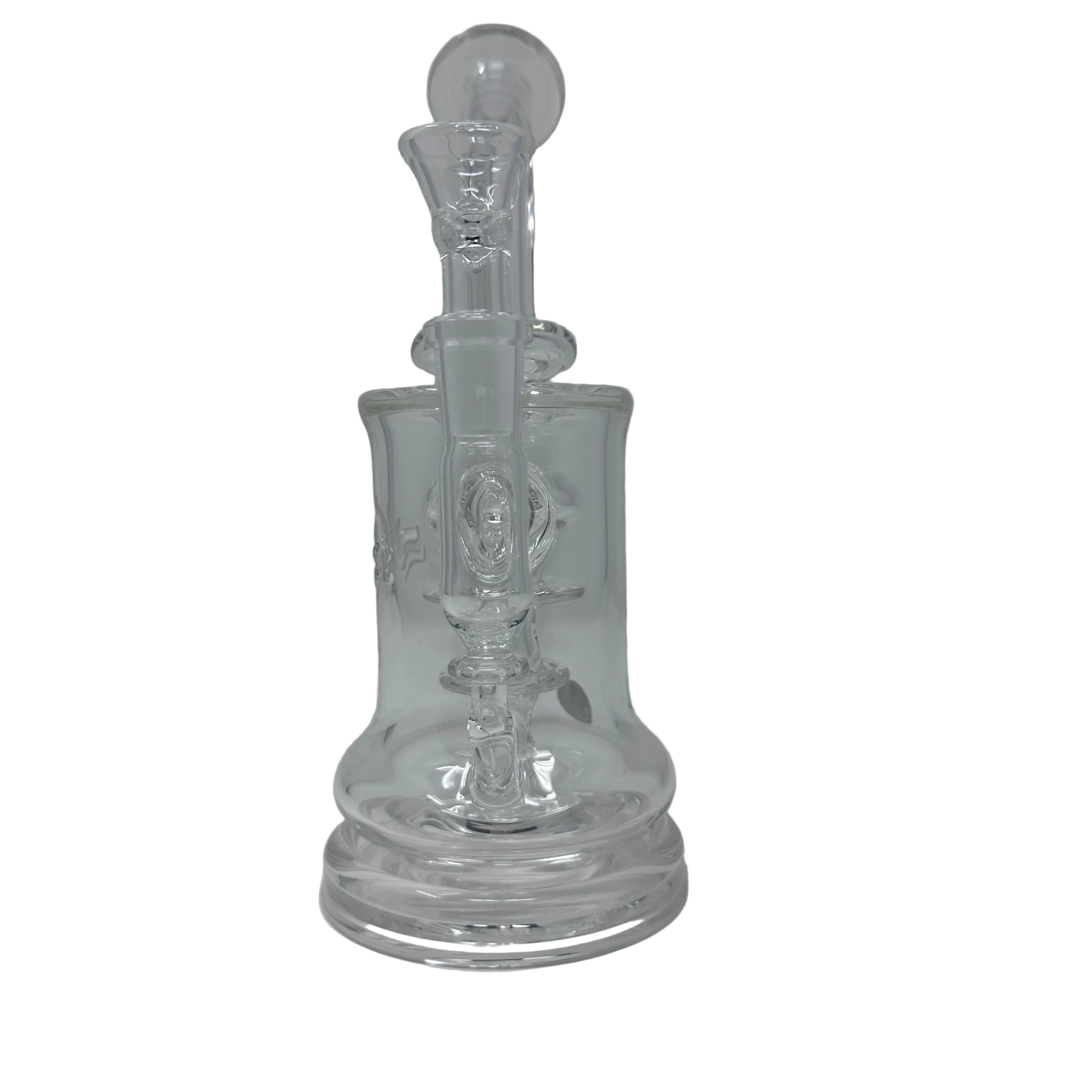 PKG Glass - 60mm 2 Hole Ring Perc Rig With Reclaim