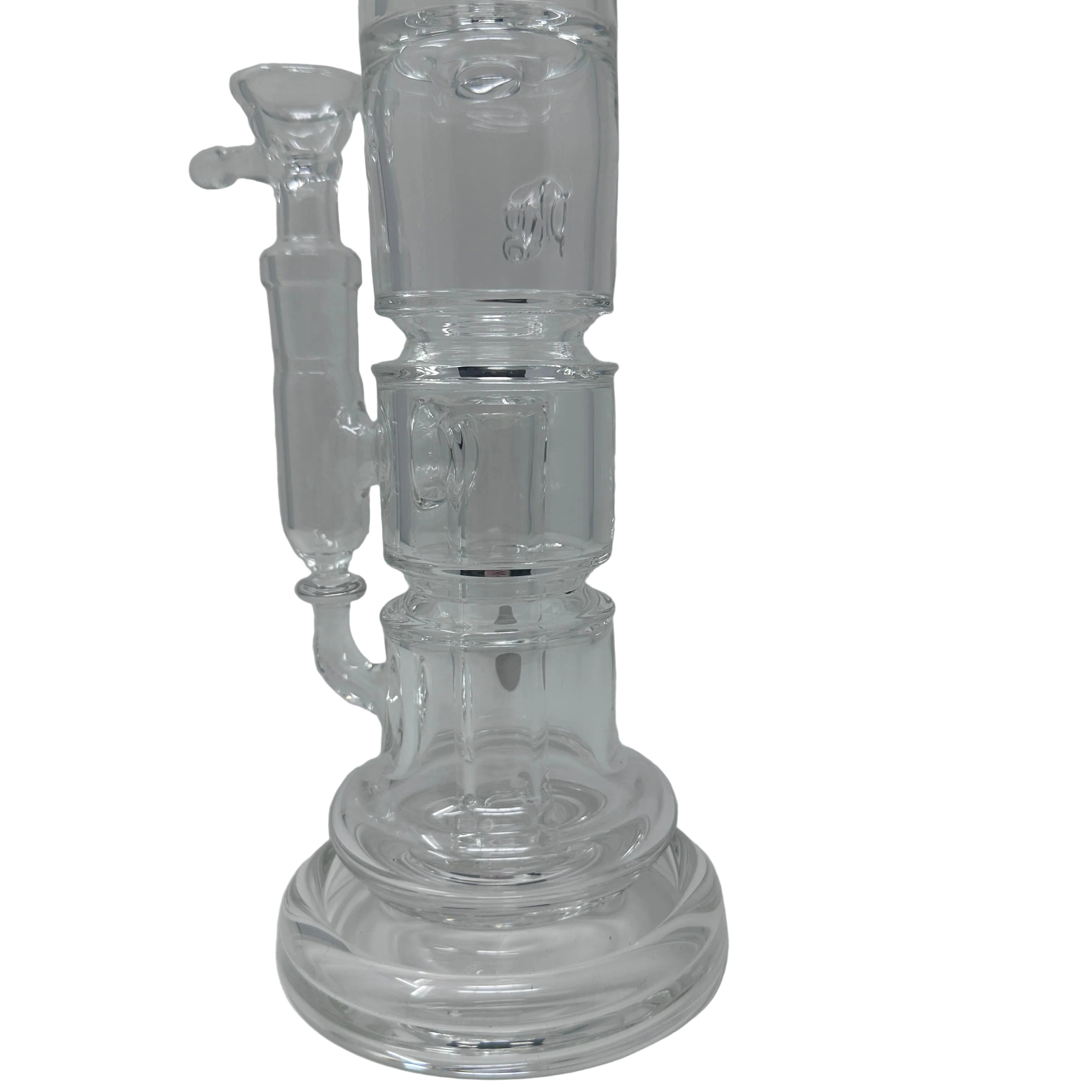 PKG Glass - 45mm Carved 2 Hole Tube With Reclaim