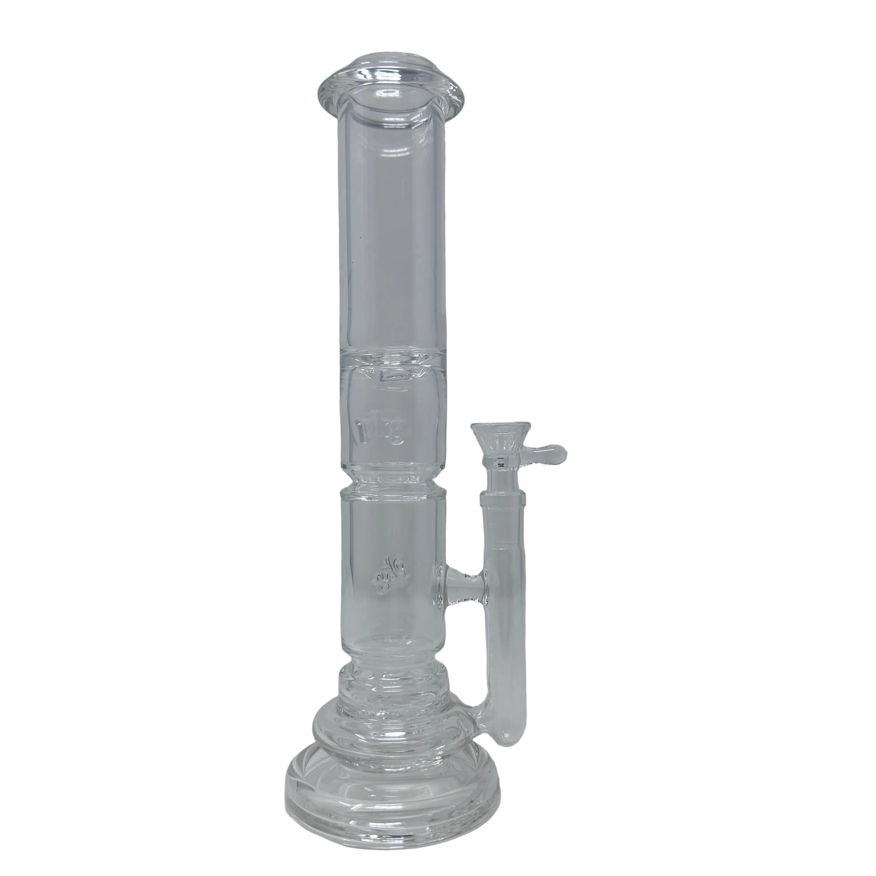 PKG Glass - 45mm Carved 3 Hole Blooper Tube With Reclaim