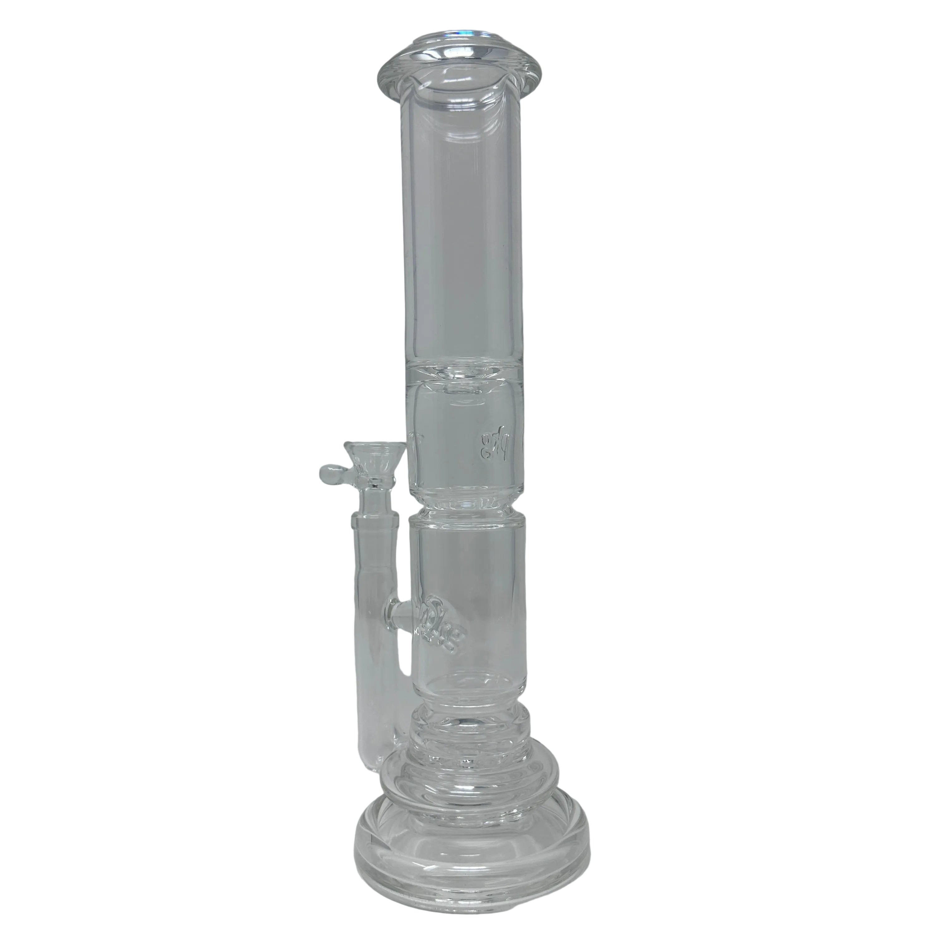 PKG Glass - 45mm Carved 3 Hole Blooper Tube With Reclaim