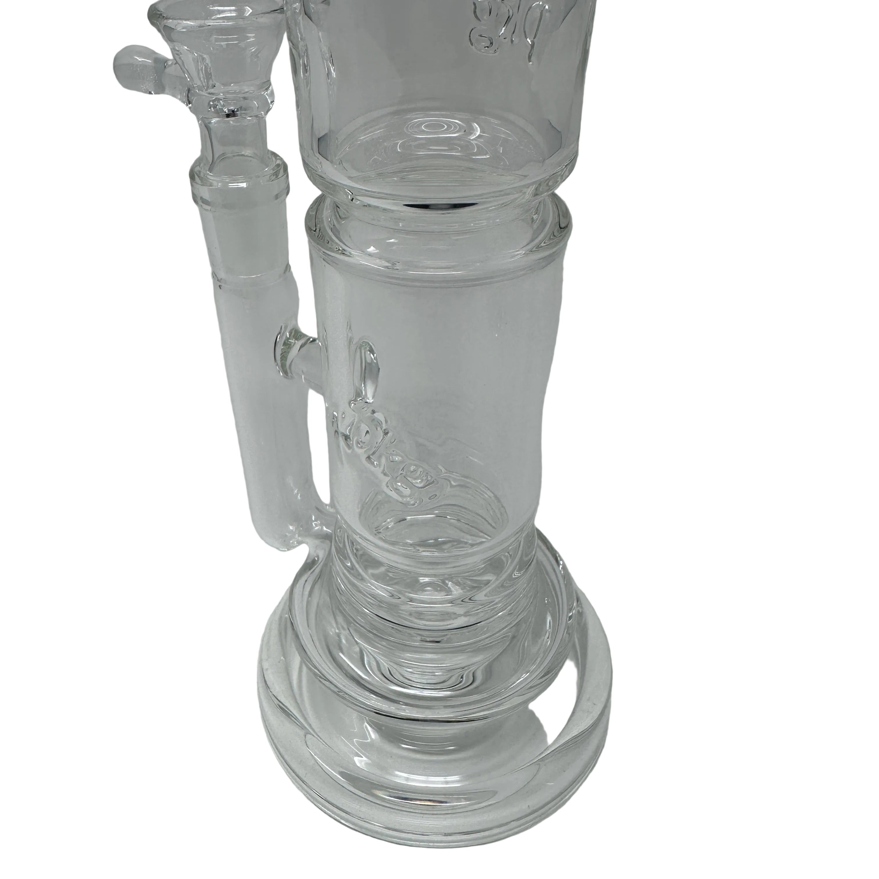 PKG Glass - 45mm Carved 3 Hole Blooper Tube With Reclaim