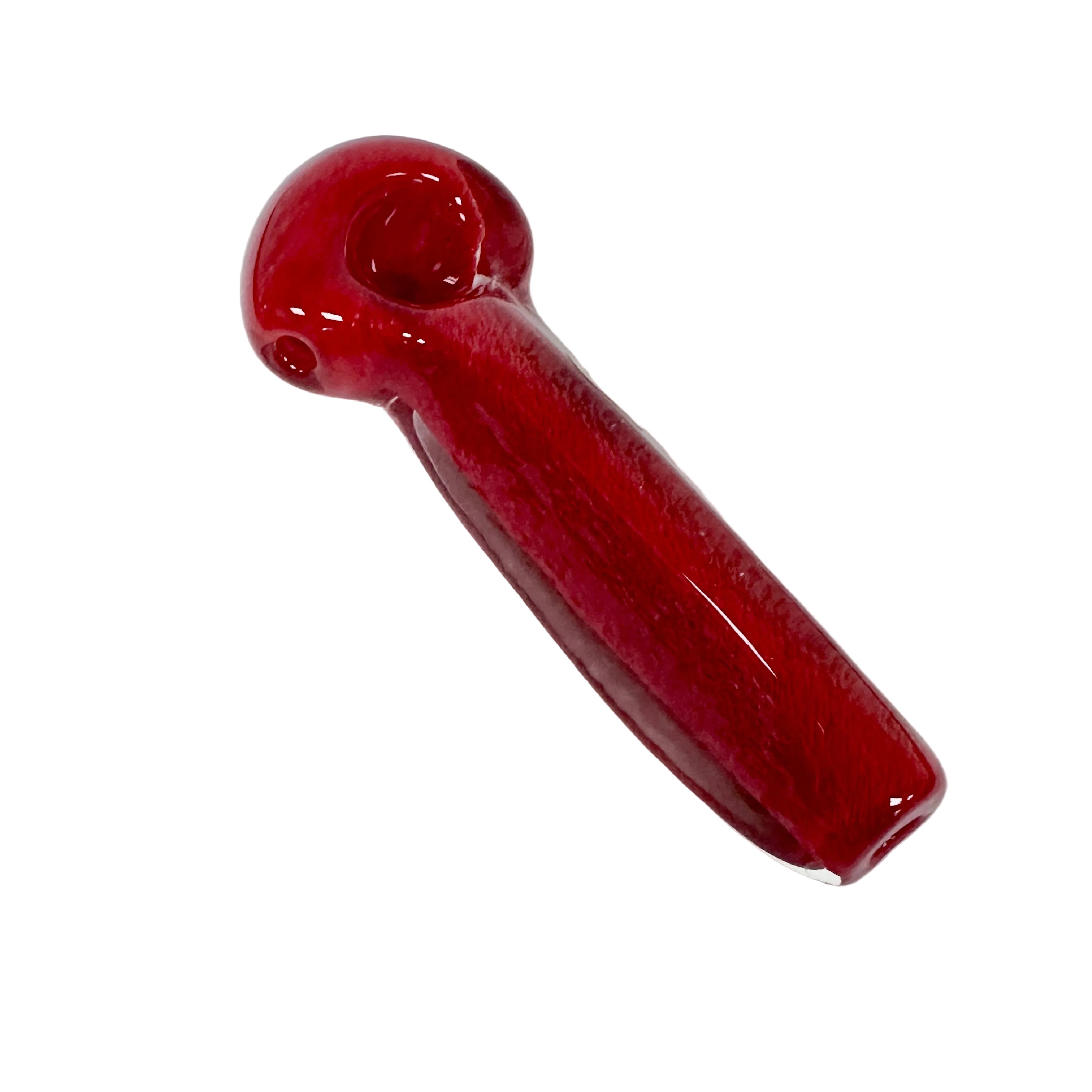 Humboldt Glass Flat Triangular Frit Spoon Pipe
