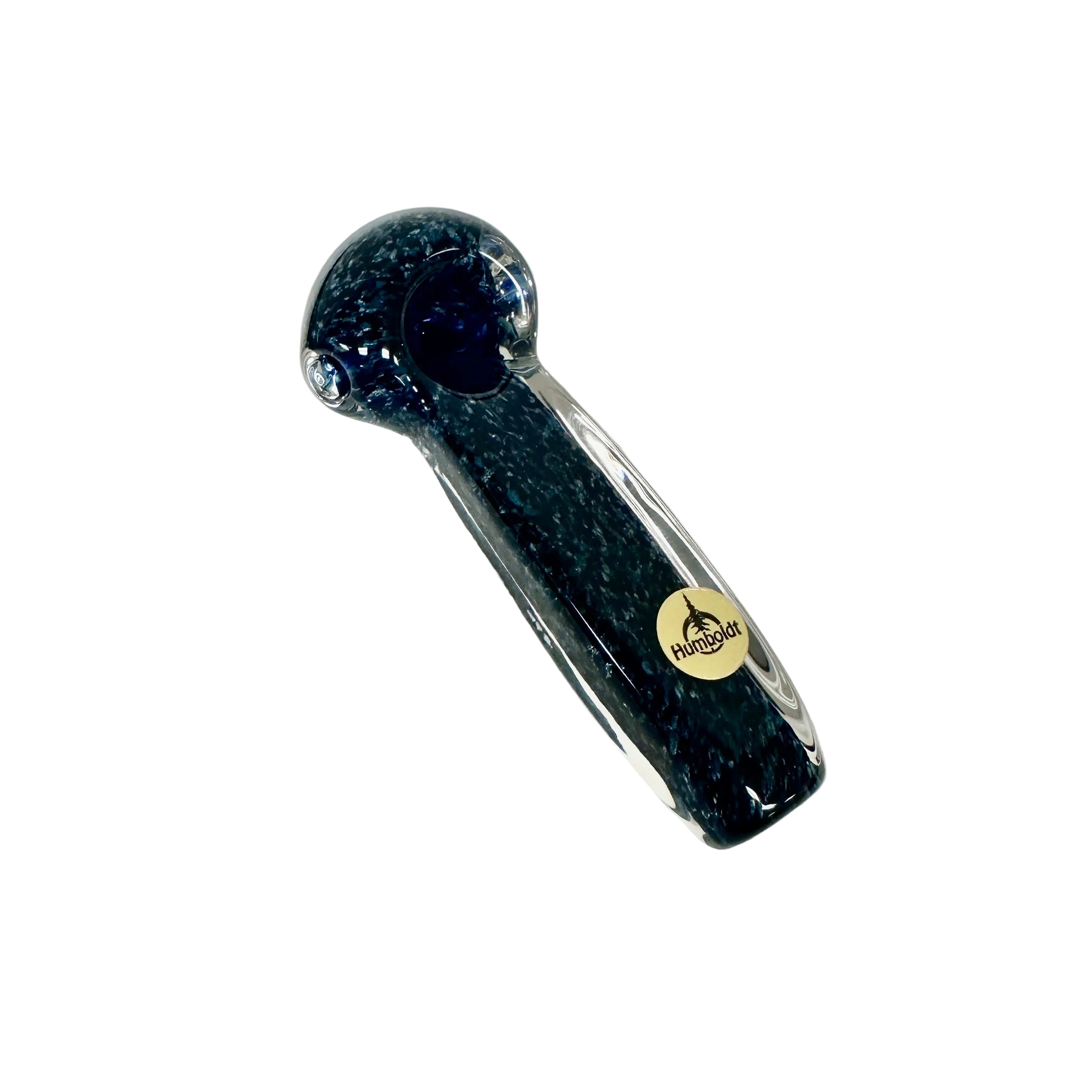 Humboldt Glass Flat Square Frit Spoon Pipe