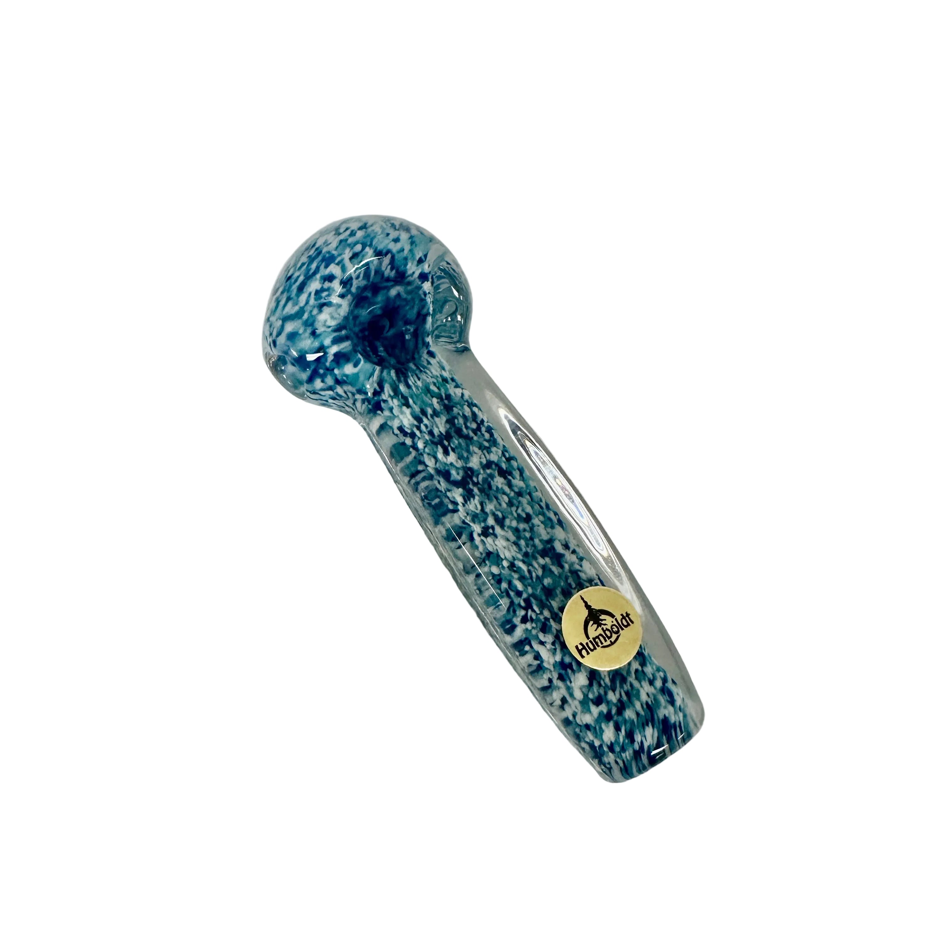 Humboldt Glass Flat Square Frit Spoon Pipe