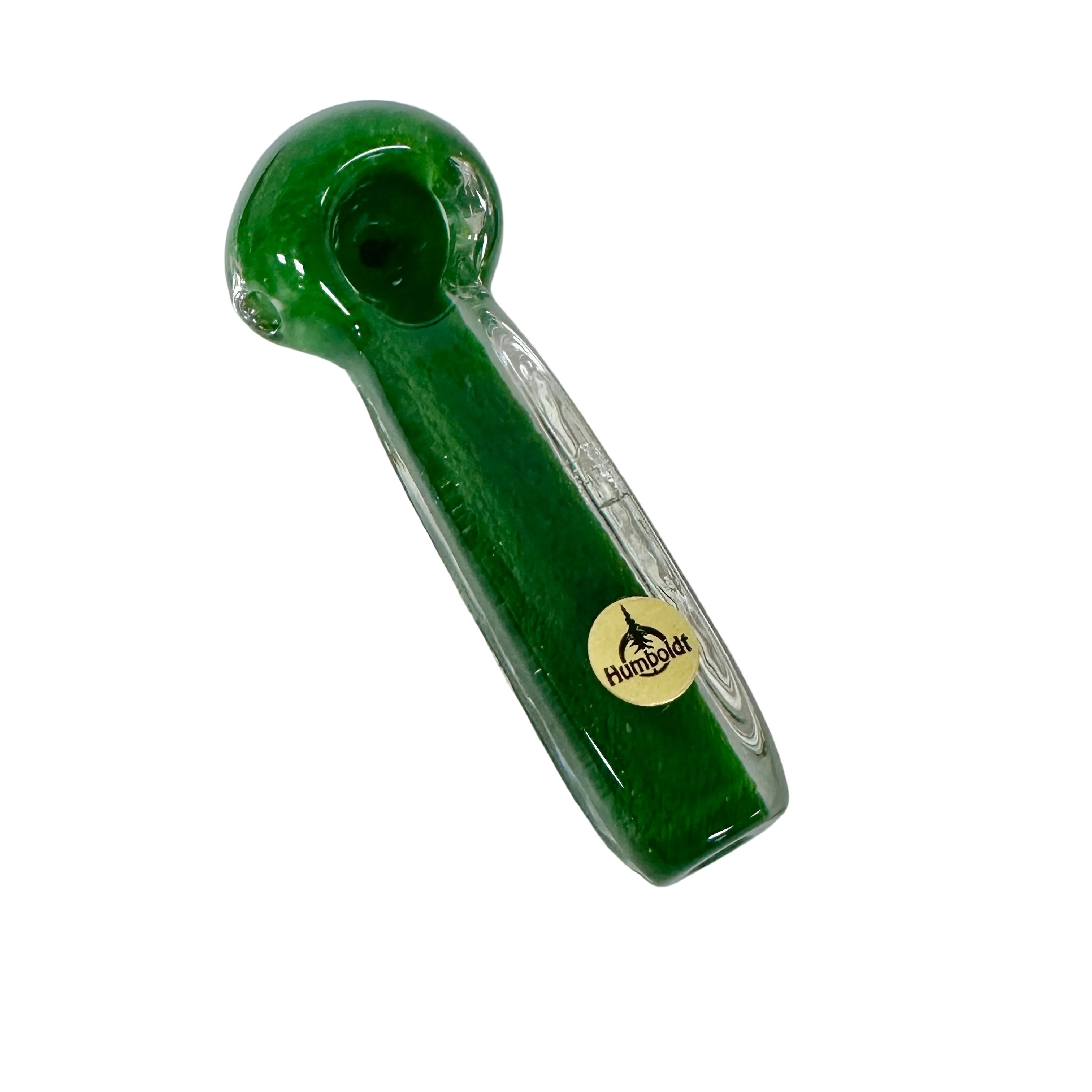 Humboldt Glass Flat Square Frit Spoon Pipe