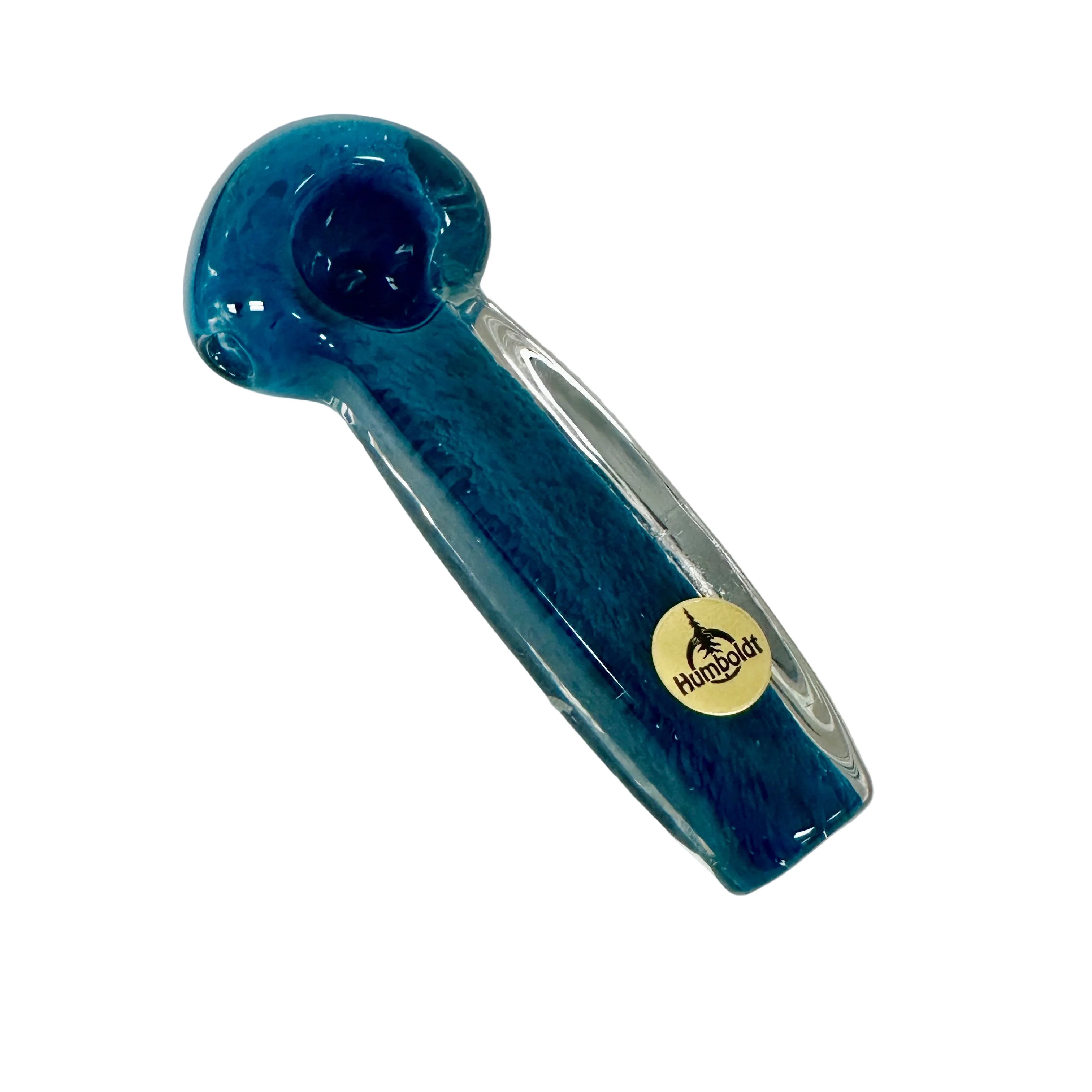 Humboldt Glass Flat Square Frit Spoon Pipe