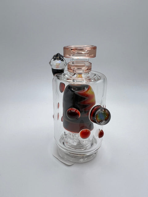 Hubbard Glass Peak Top - Orange, red, yellow