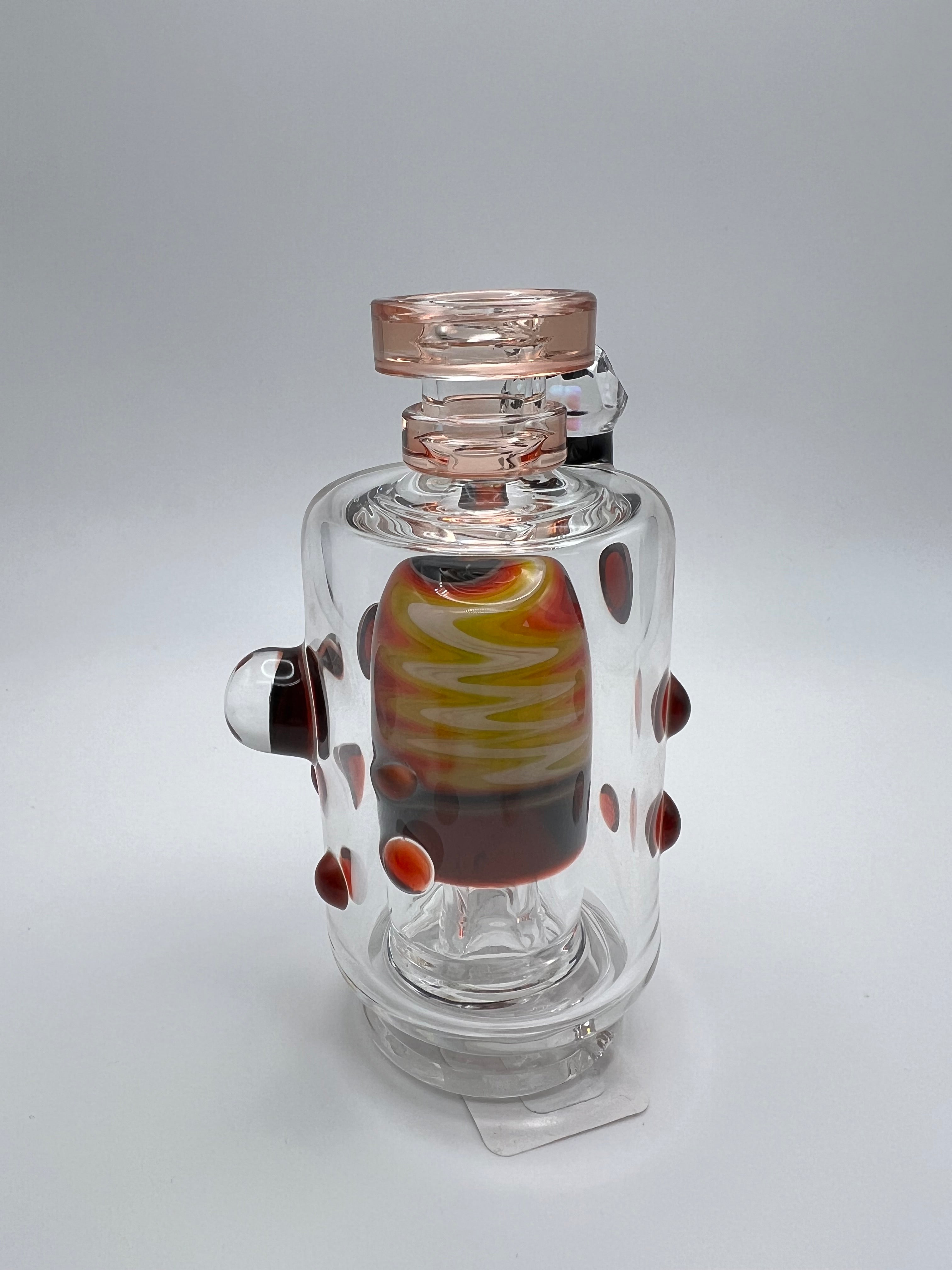 Hubbard Glass Peak Top - Orange, red, yellow