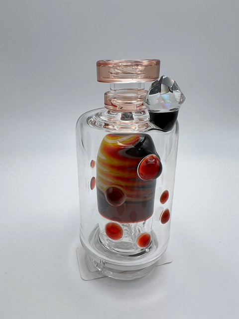 Hubbard Glass Peak Top - Orange, red, yellow