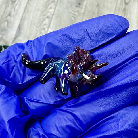 Heady Dino #1 (David White Glass)