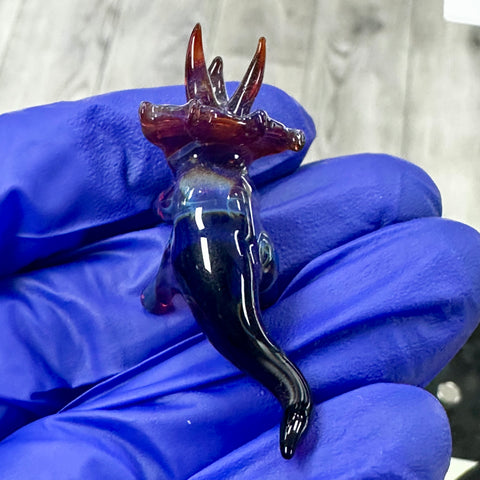 Heady Dino #1 (David White Glass)