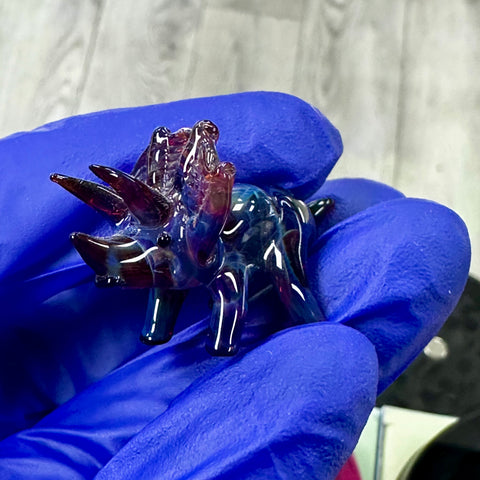 Heady Dino #1 (David White Glass)
