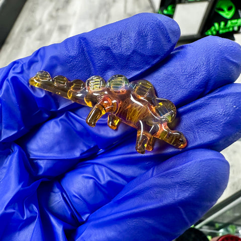 Heady Dino #5 (David White Glass)