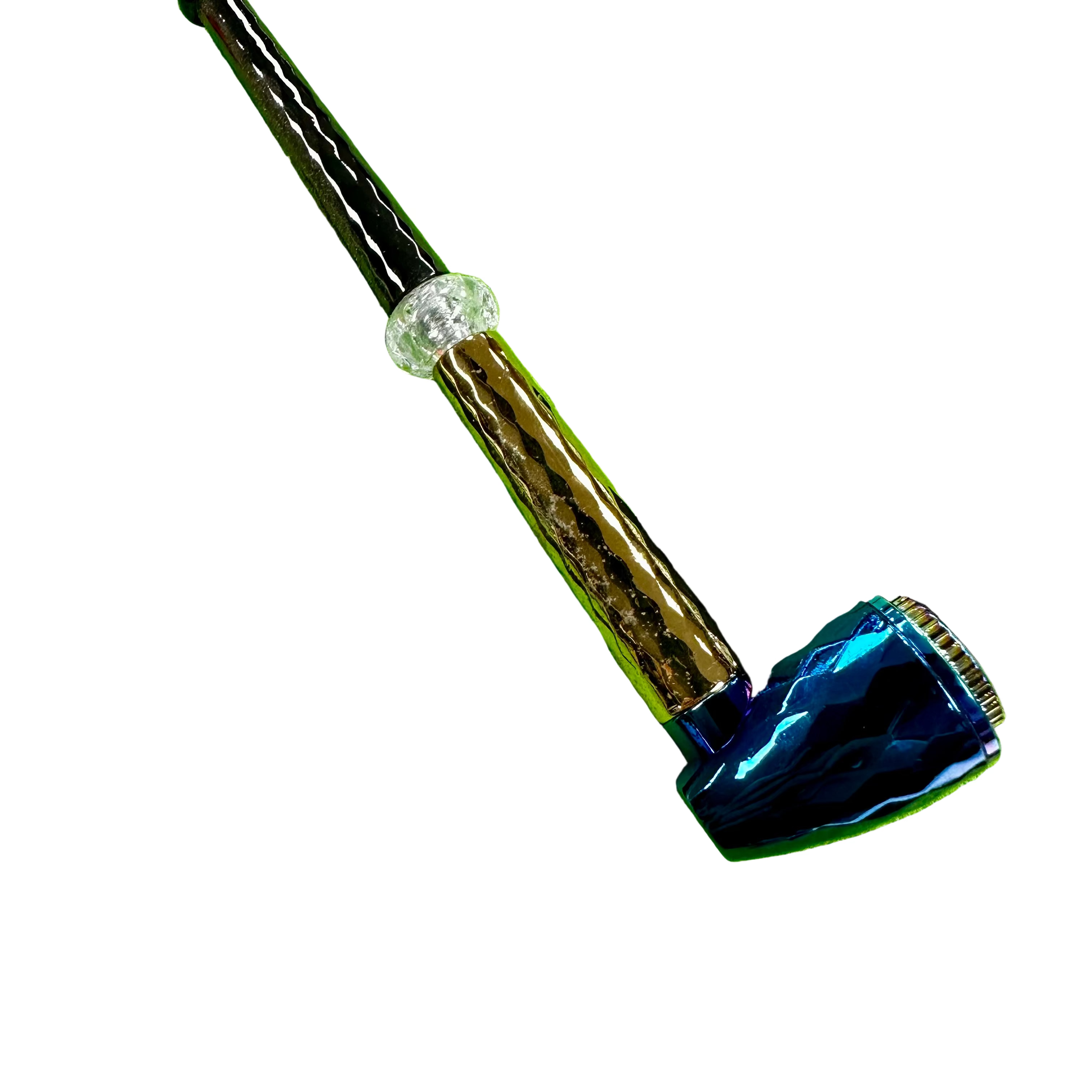 MTLP-56 - 6"  Fancy Metal Pipe Style One