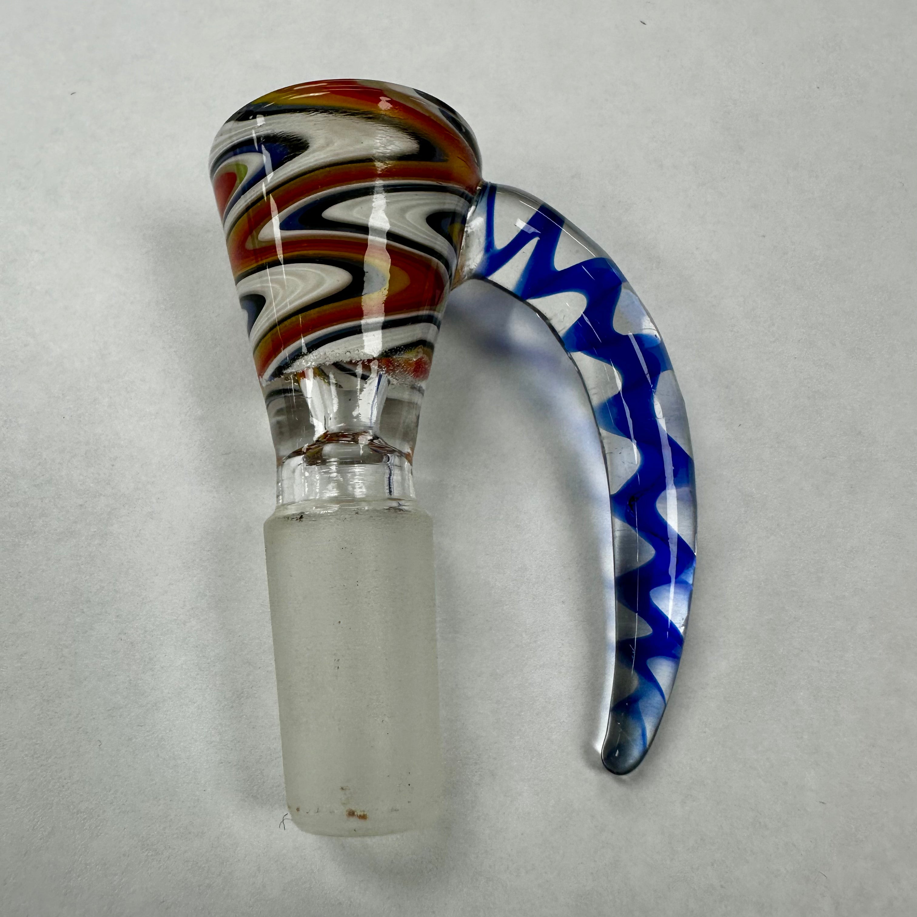 14mm Flower Bowl Wig Wag Downward Hook