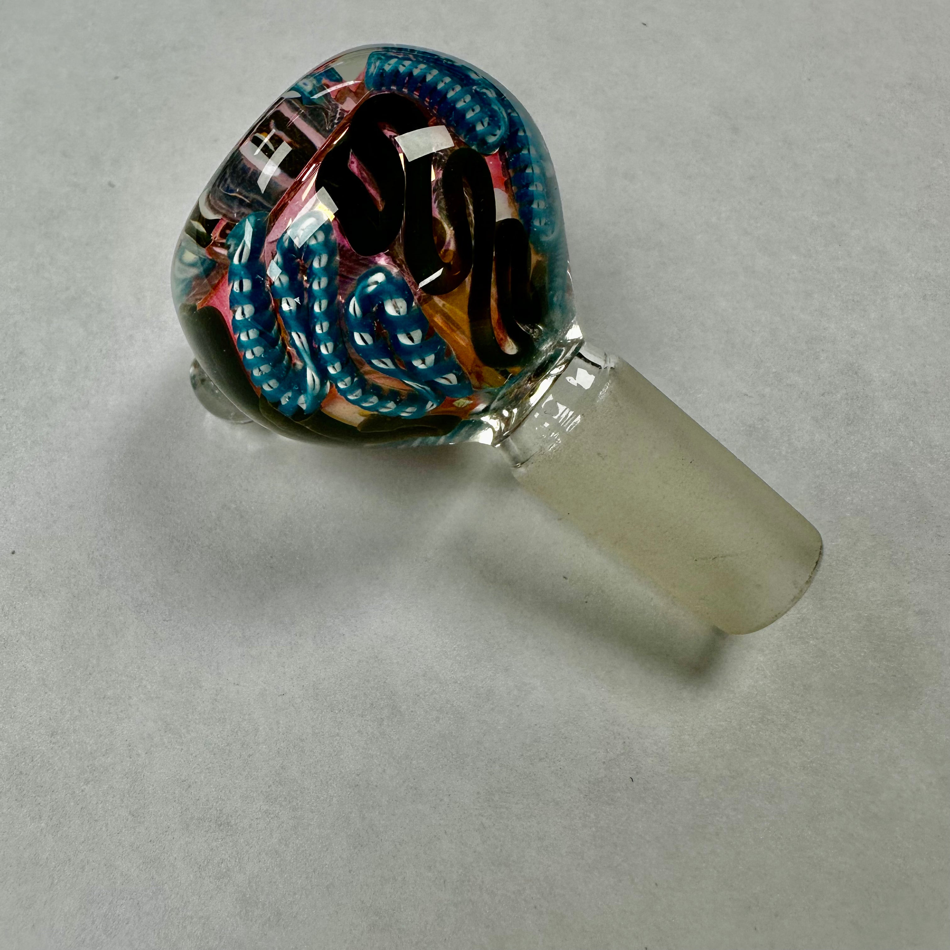 14mm Flower Bowl Multicolor Rope Style