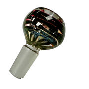 14mm Flower Bowl Green Pink With Rope Style