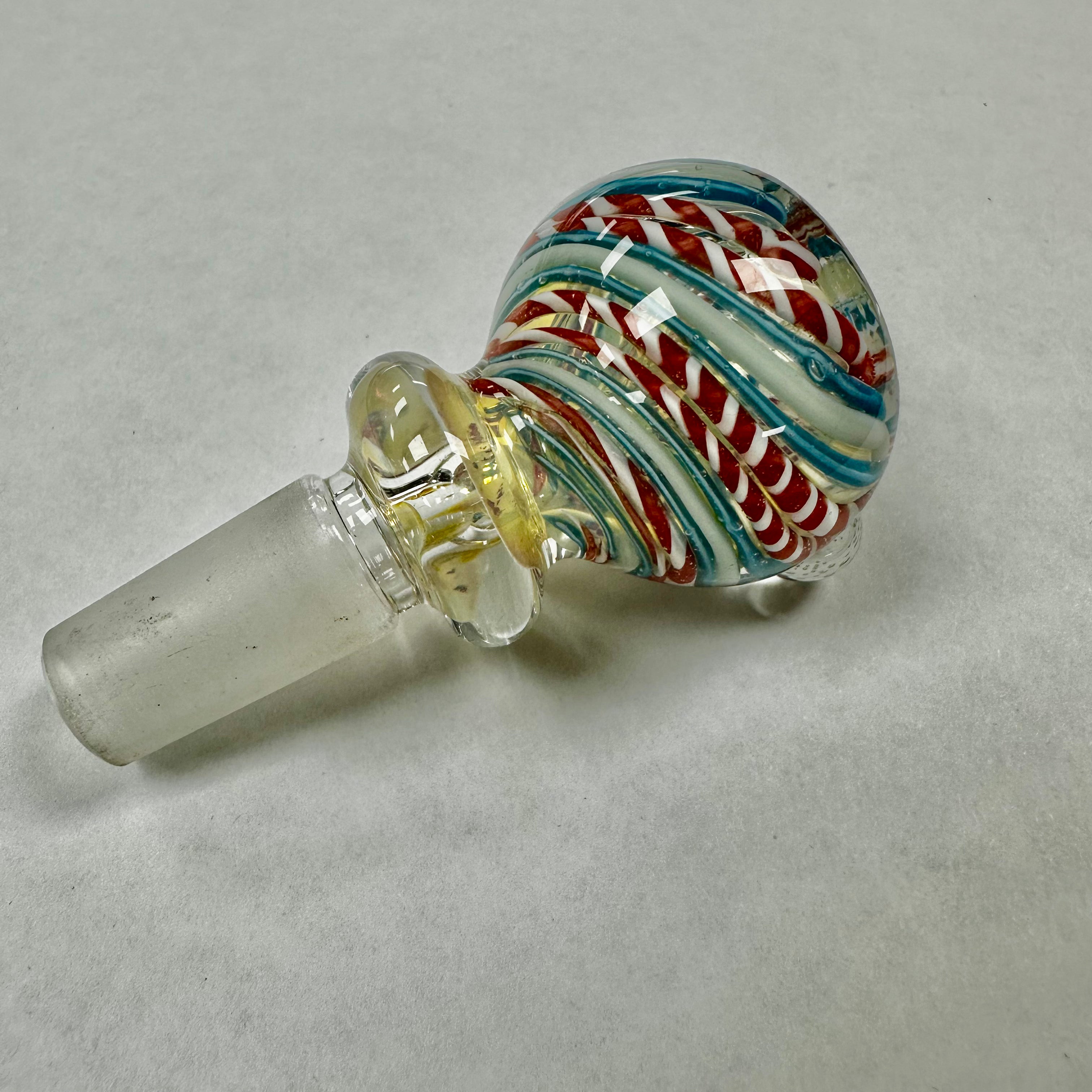 14mm Flower Bowl Cane Stripe