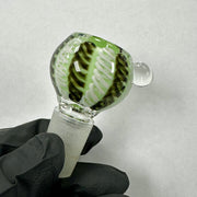 18mm Flower Bowl Striped Cane Swirl