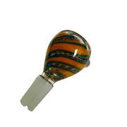 14mm Flower Bowl Striped Ribbon