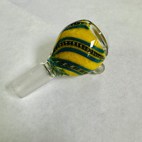 14mm Flower Bowl Striped Ribbon