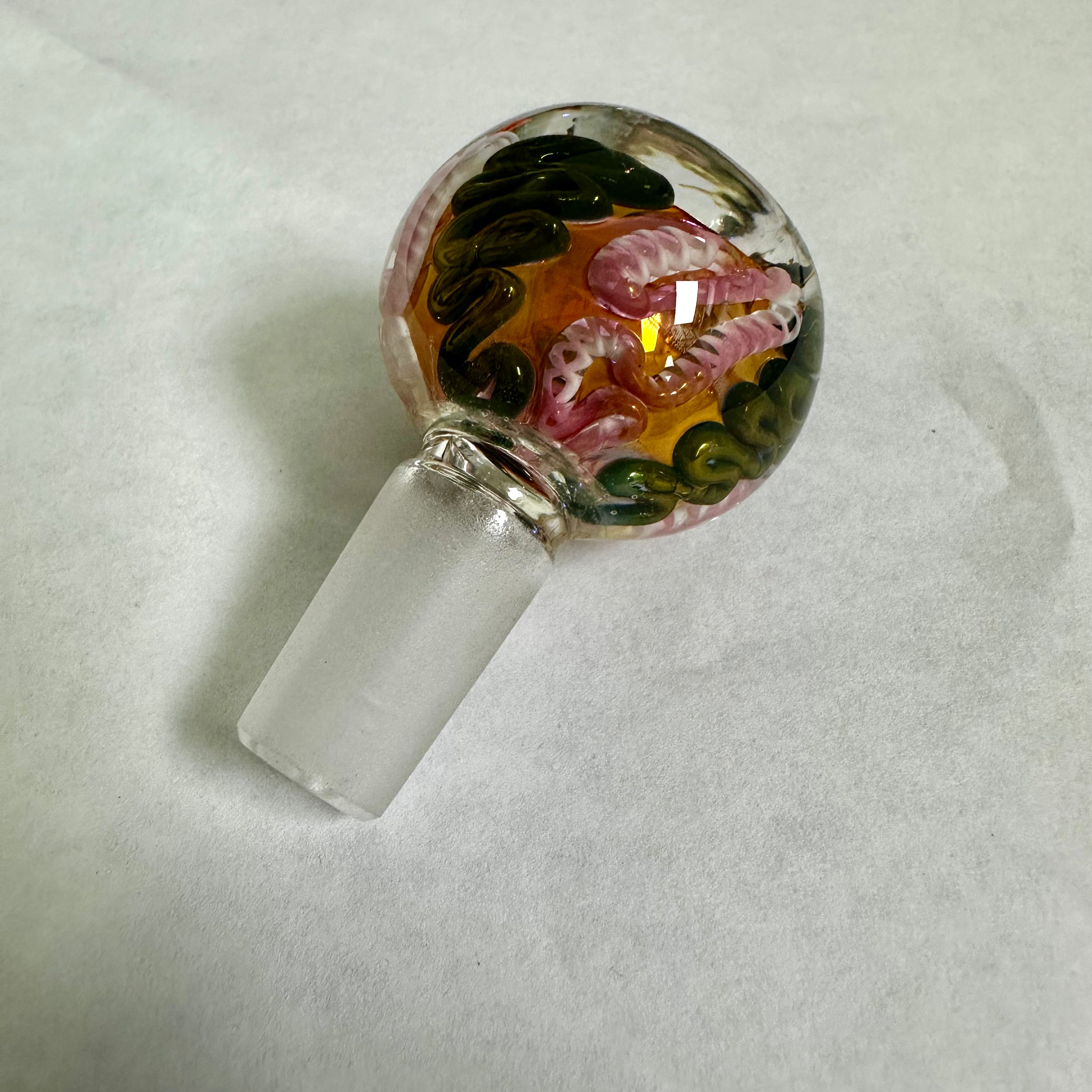 14mm Flower Bowl Multicolor Rope Style