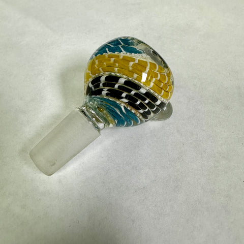 14mm Flower Bowl Swirl Cane