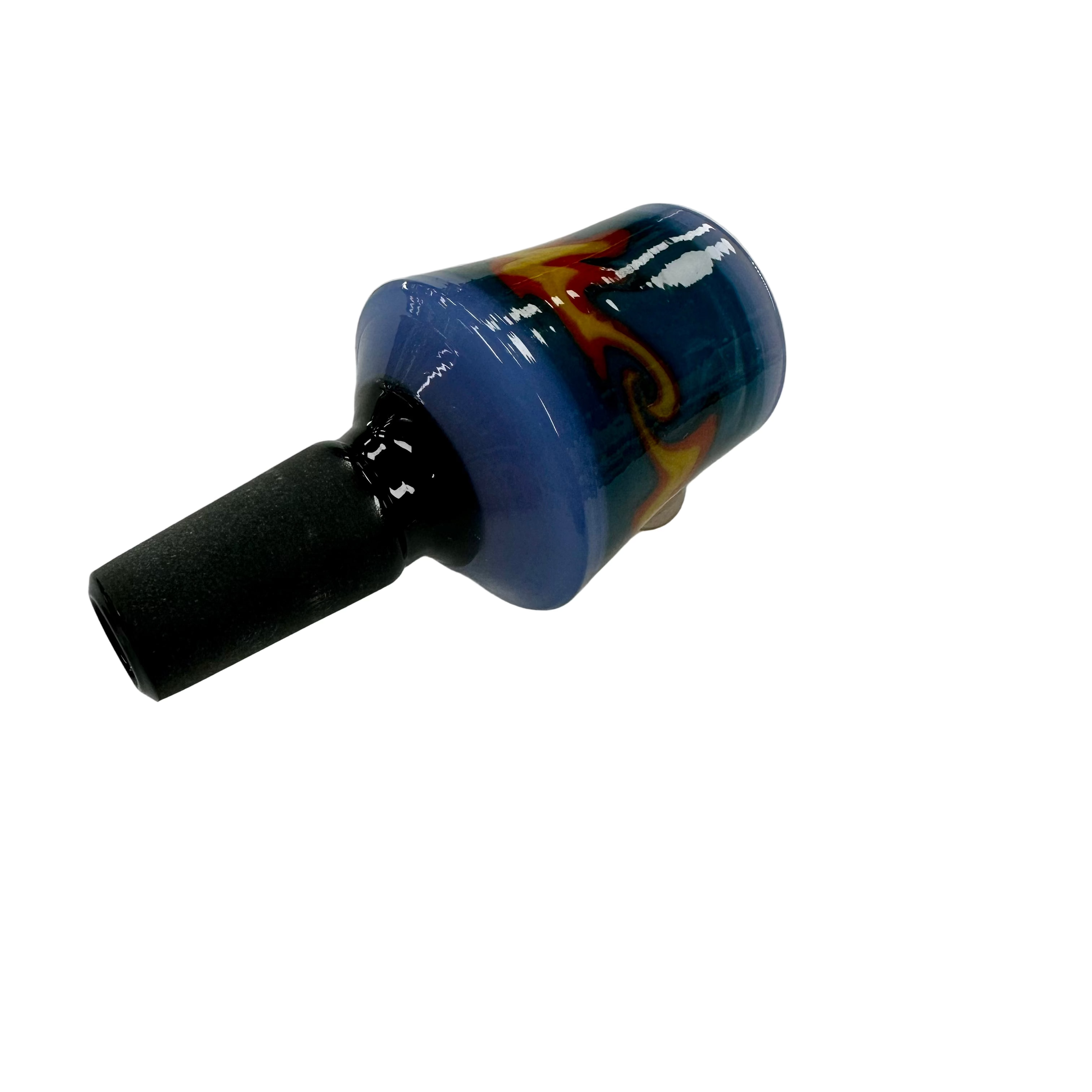 14mm Flower Bowl Wig Wag Black Base Bell Shape