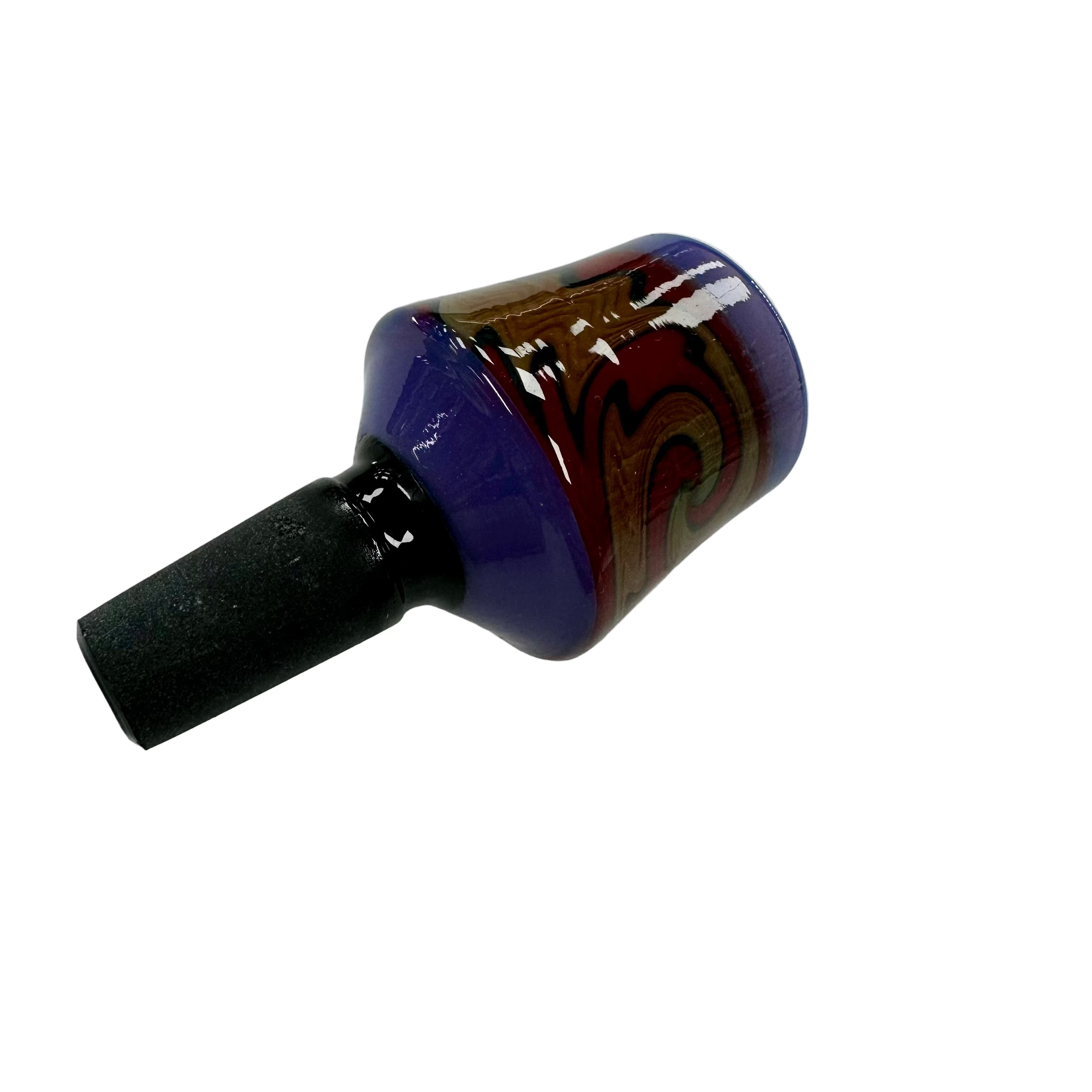 14mm Flower Bowl Wig Wag Black Base Bell Shape