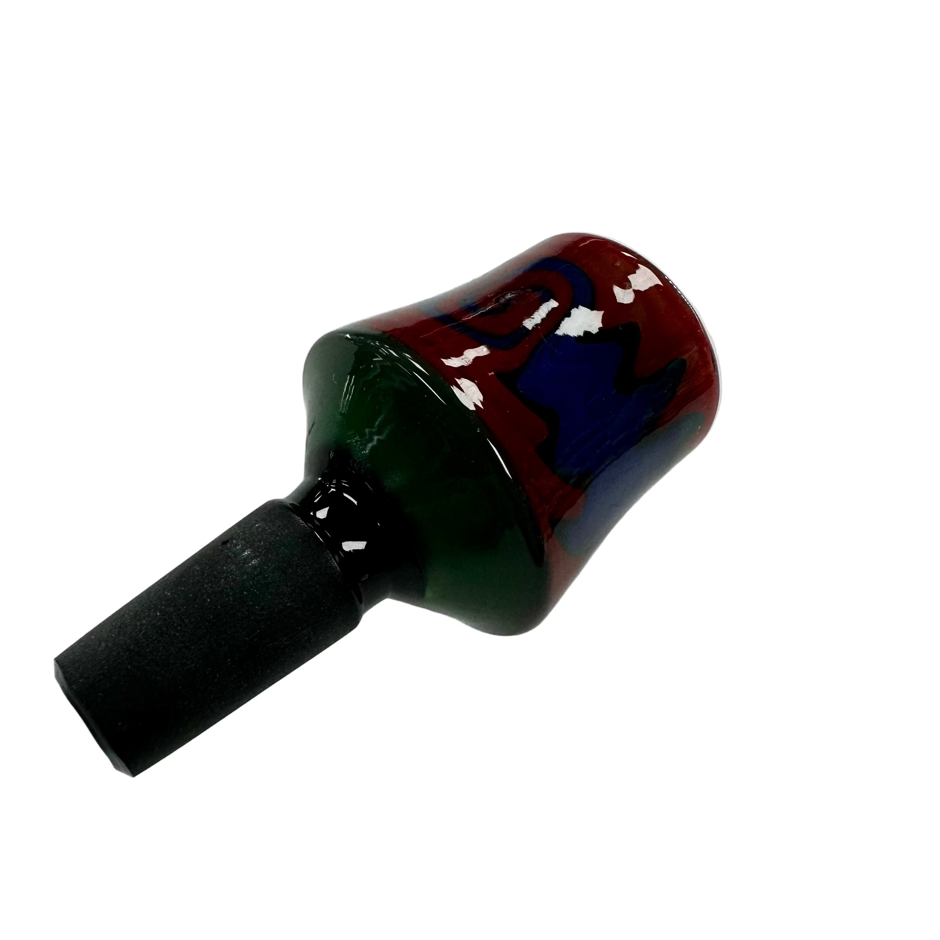 14mm Flower Bowl Wig Wag Black Base Bell Shape