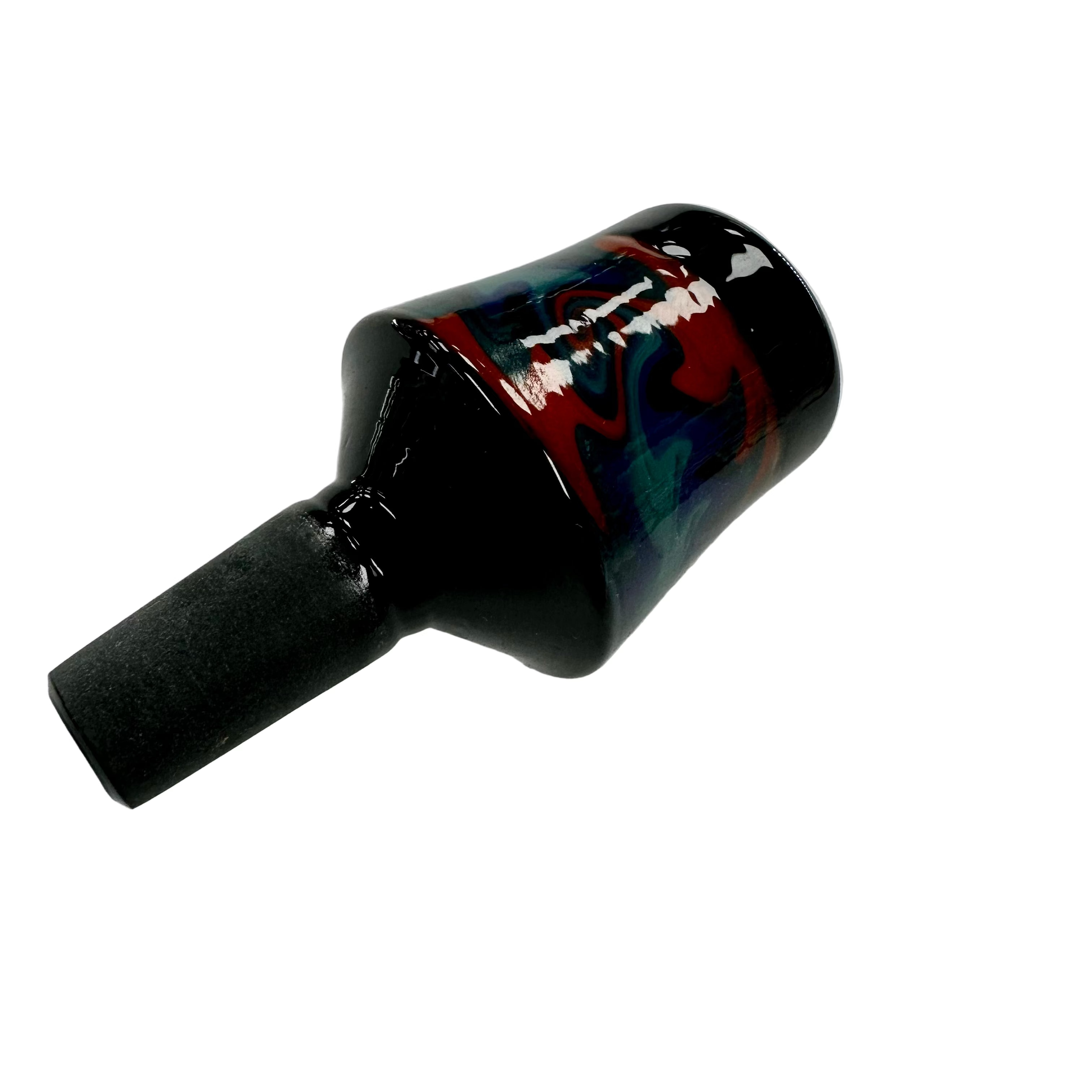 14mm Flower Bowl Wig Wag Black Base Bell Shape