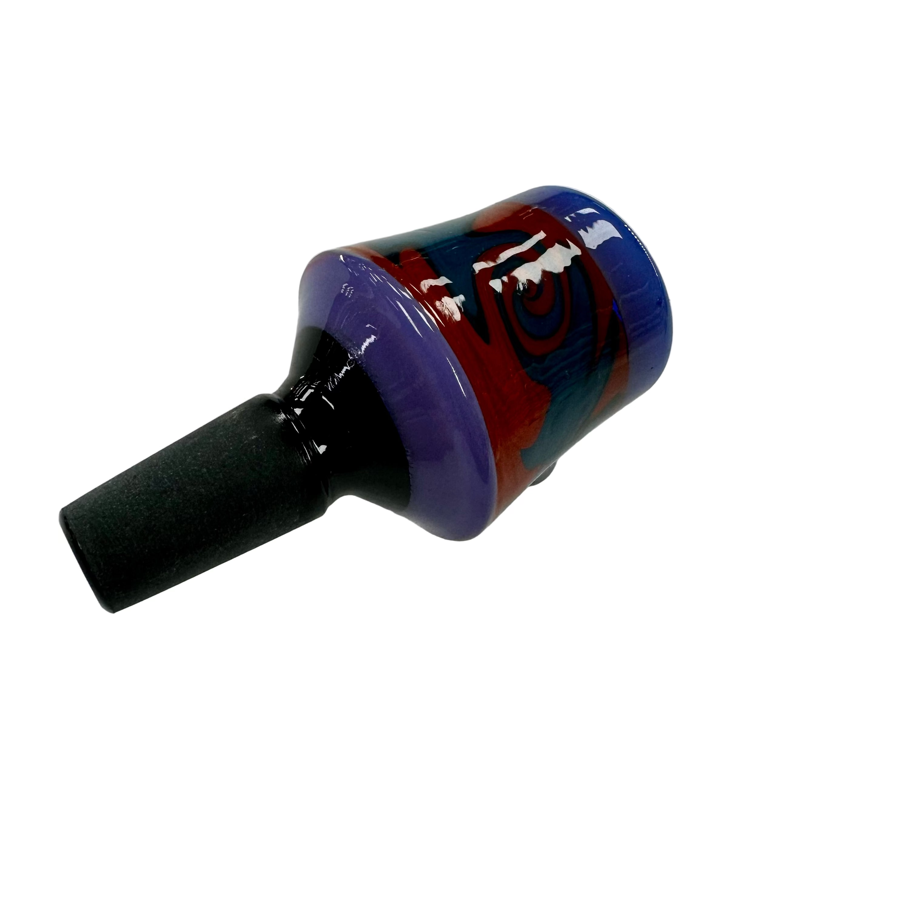 14mm Flower Bowl Wig Wag Black Base Bell Shape