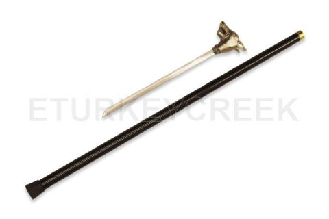 Walking Cane / Sword Cane 34"- Wolf