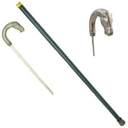 Walking Cane / Sword Cane 34"- Horse Handle