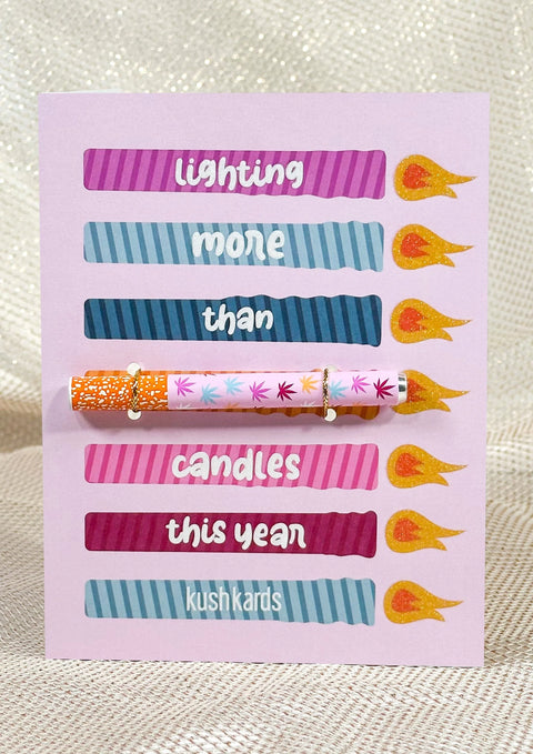 Kush Kards - Birthday Candle