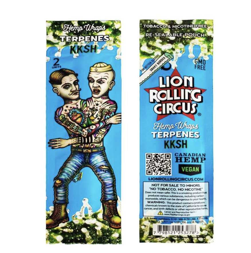 Lion Rolling Circus Terpene Infused Wraps - $1.69