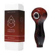 Gemstone Spoon Pipe - Red Obsidian