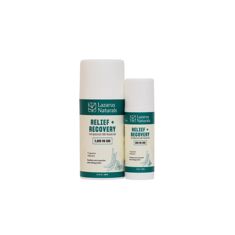 Lazarus Naturals CBD Muscle Gel, Relief & Recovery