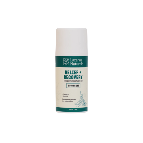 Lazarus Naturals CBD Muscle Gel, Relief & Recovery