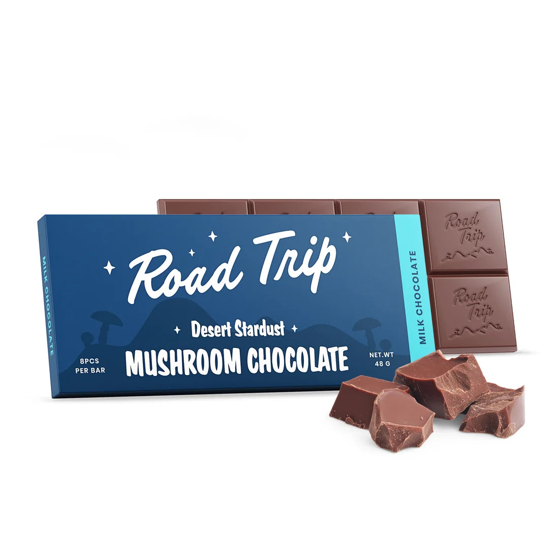 Road Trip Mushroom Chocolate Bars