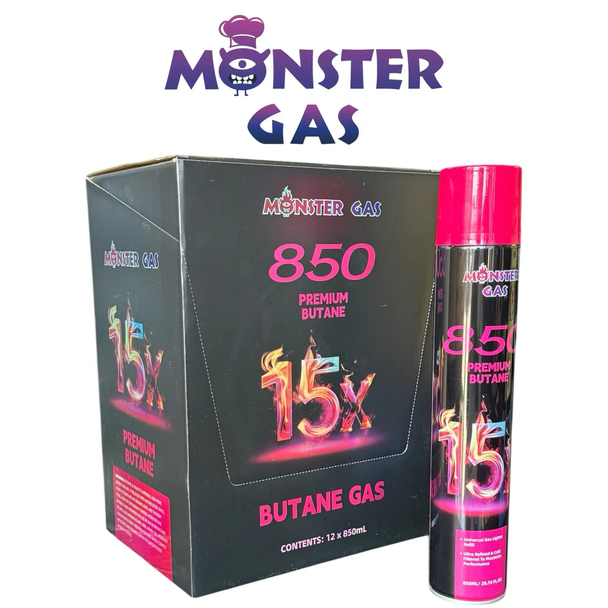 Monster Gas 850ml Butane Gas